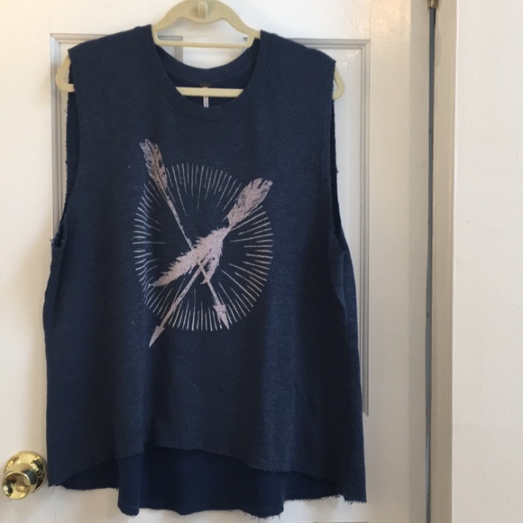 Free People Downtown Muscle Tank Top Size X-Small - Picture 3 of 5